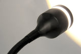 Matte Black Metal LED Adjustable Clip Lamp