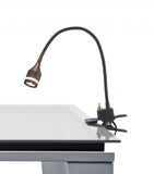 Matte Black Metal LED Adjustable Clip Lamp