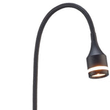 Matte Black Metal LED Adjustable Desk Lamp