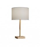 Cozy Cabin Natural Wood Table Lamp