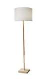 Natural Wood Floor Lamp with Simple Cabin Style