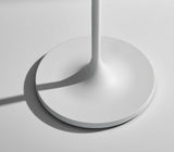 White on White Metal Floor Lamp