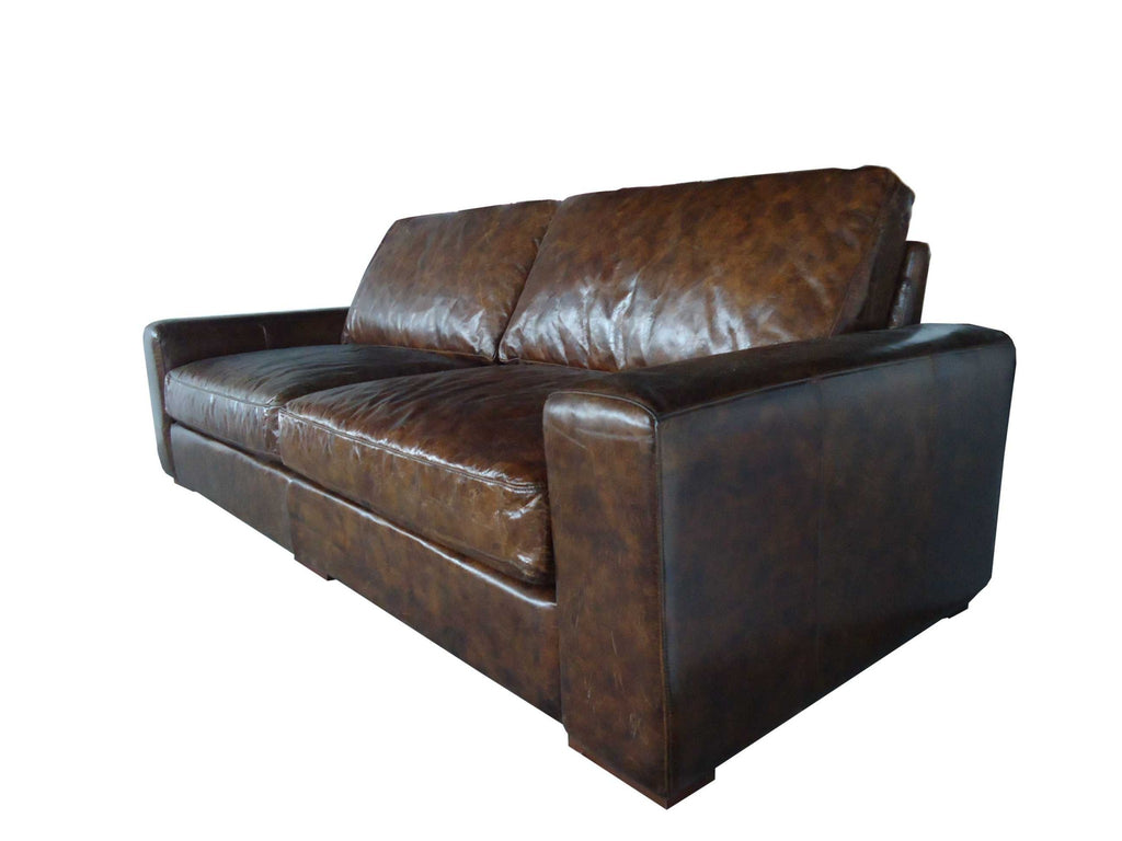 Brown Full Classic Sofa 3 Seater