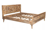 Honey Wood King Size Bed