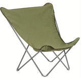 Modern Indoor Outdoor Fern Green XL Folding Lounge Chair