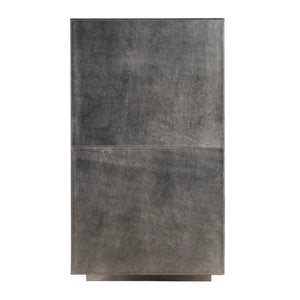 Butler Specialty Francois Silver Leather 70.5" Buffet Sideboard XRT Silver Meranti wood solids, MDF, leather, polysuede cloth,  Stainless Steel 3736435-BUTLER