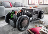 HomeRoots 26" X 62" X 21" Car Coffee Table 374324-HOMEROOTS 374324