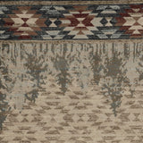 5'x8' Ivory Machine Woven Pinegrove Lodge Indoor Area Rug