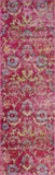 63" X 91" Pink Polypropylene Rug