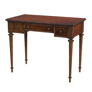 Butler Specialty Edmund Writing Desk XRT Antique Cherry Rubberwood, MDF, Cherry Burl Veneer 3746011-BUTLER