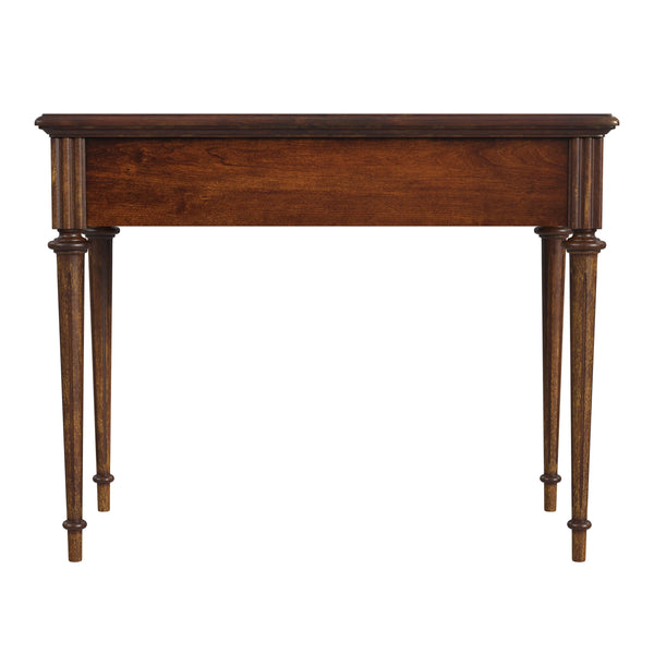 Butler Specialty Edmund Writing Desk XRT Antique Cherry Rubberwood, MDF, Cherry Burl Veneer 3746011-BUTLER