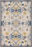 Ivory Polypropylene Accent Rug