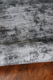 HomeRoots 9'X12' Grey Hand Loomed Distressed Floral Indoor Area Rug 374761-HOMEROOTS 374761