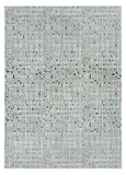 3' x 5' Grey Mosaic Area Rug