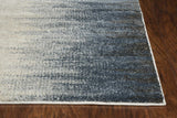 Ivory Blue Gradient Area Rug