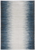 3' x 5' Ivory Blue Gradient Area Rug