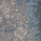 10'x13' Silver Blue Machine Woven Abstract Smudge Indoor Area Rug