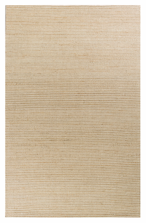 HomeRoots 5'X7' Ivory Hand Woven Jute And Wool Indoor Area Rug 375052-HOMEROOTS 375052