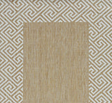 3' x 5' Natural Polypropylene Area Rug