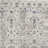 91 X 130 Ivory Polypropylene Rug