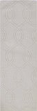 91 X 130 Ivory Polypropylene Rug