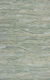 HomeRoots 5'X7' Seafoam Blue Hand Tufted Abstract Indoor Area Rug 375348-HOMEROOTS 375348