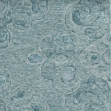 HomeRoots 5'X7' Seafoam Blue Hand Tufted Floral Indoor Area Rug 375360-HOMEROOTS 375360