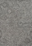 HomeRoots 5'X7' Grey Hand Tufted Abstract Indoor Area Rug 375364-HOMEROOTS 375364