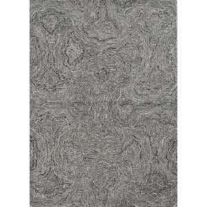 8'x10' Grey Hand Tufted Abstract Indoor Area Rug