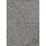 8'x10' Grey Hand Tufted Abstract Indoor Area Rug