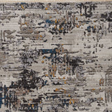 90 X 114 Ivory Polyester Rug