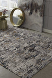 90 X 114 Ivory Polyester Rug