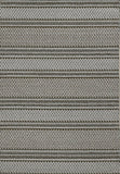 4' x 6' Grey Geometric Lines Area Rug