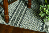 116 X 152 Grey Polypropylene Rug