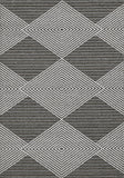 5' x 8' Grey or Ivory Geometric Diamond Area Rug