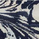3' x 5' Blue Abstract Splashes Area Rug