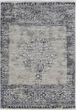 96" X 120" X 0.5" Sand Charcoal Polypropylene Rug