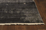 Blue Machine Woven Vintage Traditional Indoor Runner Rug