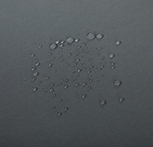 Nizuc Waterproof Fabric / Aluminum / Foam Contemporary Grey Waterproof Fabric Outdoor Patio Modular Sofa - 180" W x 30" D x 34" H