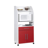 Jeanne Microwave Cart E8071A2179A80 White, Red