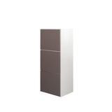 Bamboo Shoe Storage Cabinet E4003A2191A00 White, Taupe