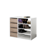 Liverpool Shoe Storage Cabinet E4085A2134A00 White, Natural Oak