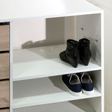 Liverpool Shoe Storage Cabinet E4085A2134A00 White, Natural Oak