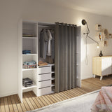 Tom Storage cabinet X4320X2191R00 White and Taupe