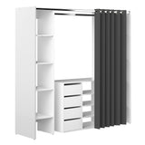 Tom Storage cabinet X4320X2193R00 White and Grey