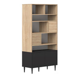 Horizon Bookshelf X7150X0707A01 Natural Oak, Black