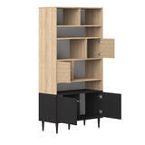 Horizon Bookshelf X7150X0707A01 Natural Oak, Black