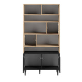 Horizon Bookshelf X7150X0707A01 Natural Oak, Black