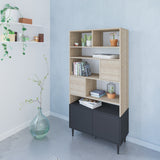 Horizon Bookshelf X7150X0707A01 Natural Oak, Black