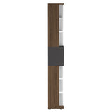 Kube Bathroom Column E6490A0921A01 Walnut, Grey